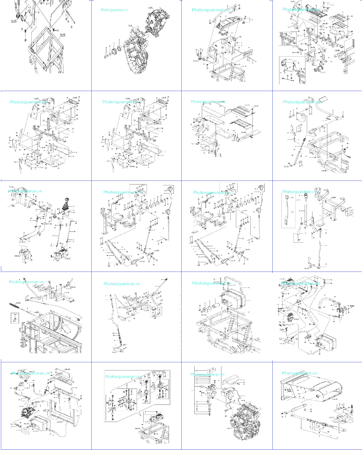Hệ thống điều khiển vận hành và thủy lực